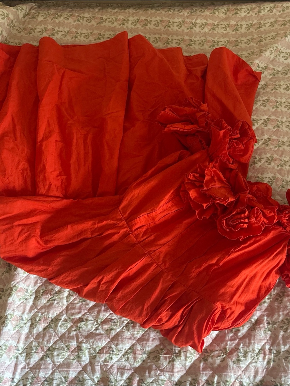 Anthropologie red maxi